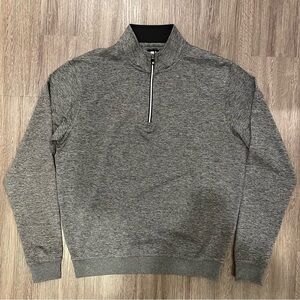 Footjoy Men’s Performance 1/2 Zip Pullover Golf Sweatshirt - Gray Small